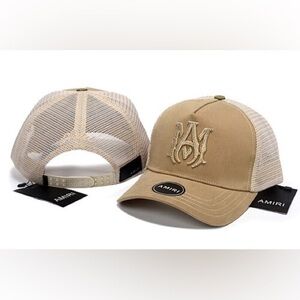 AMIRI Beige Mesh-Back Cap